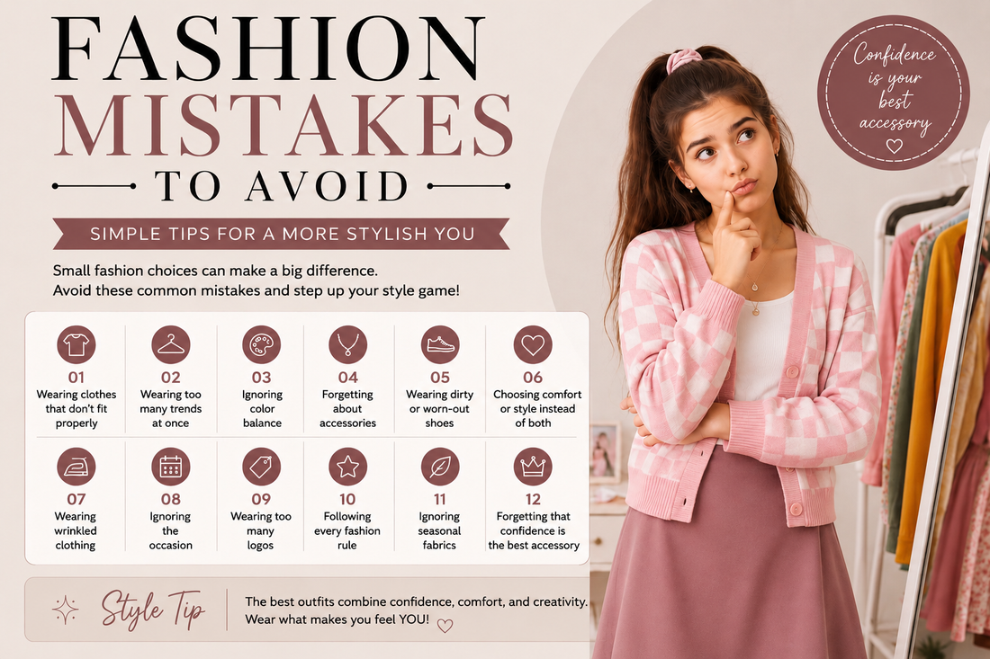 10 Common Fashion Mistakes and Easy Ways to Fix Them