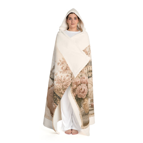 Hooded Sherpa Fleece Blanket
