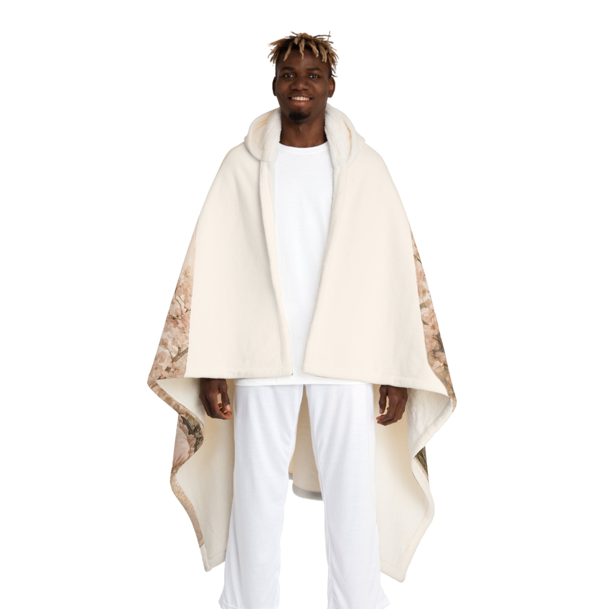 Hooded Sherpa Fleece Blanket